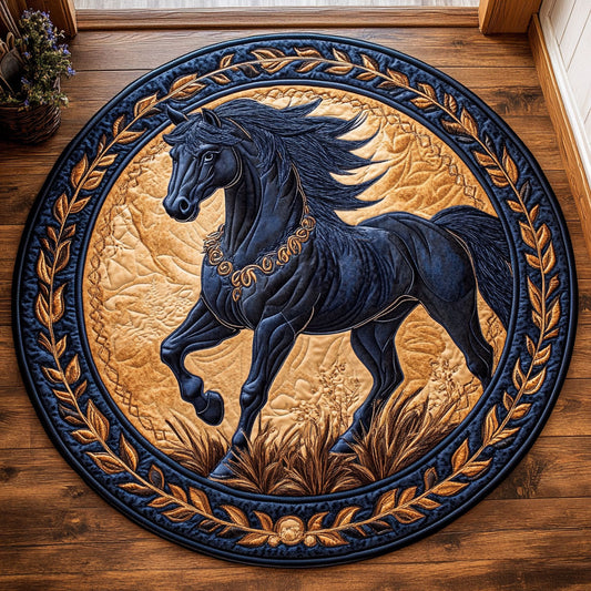 Charming Gallop CP1607043CL Quilted Round Mat
