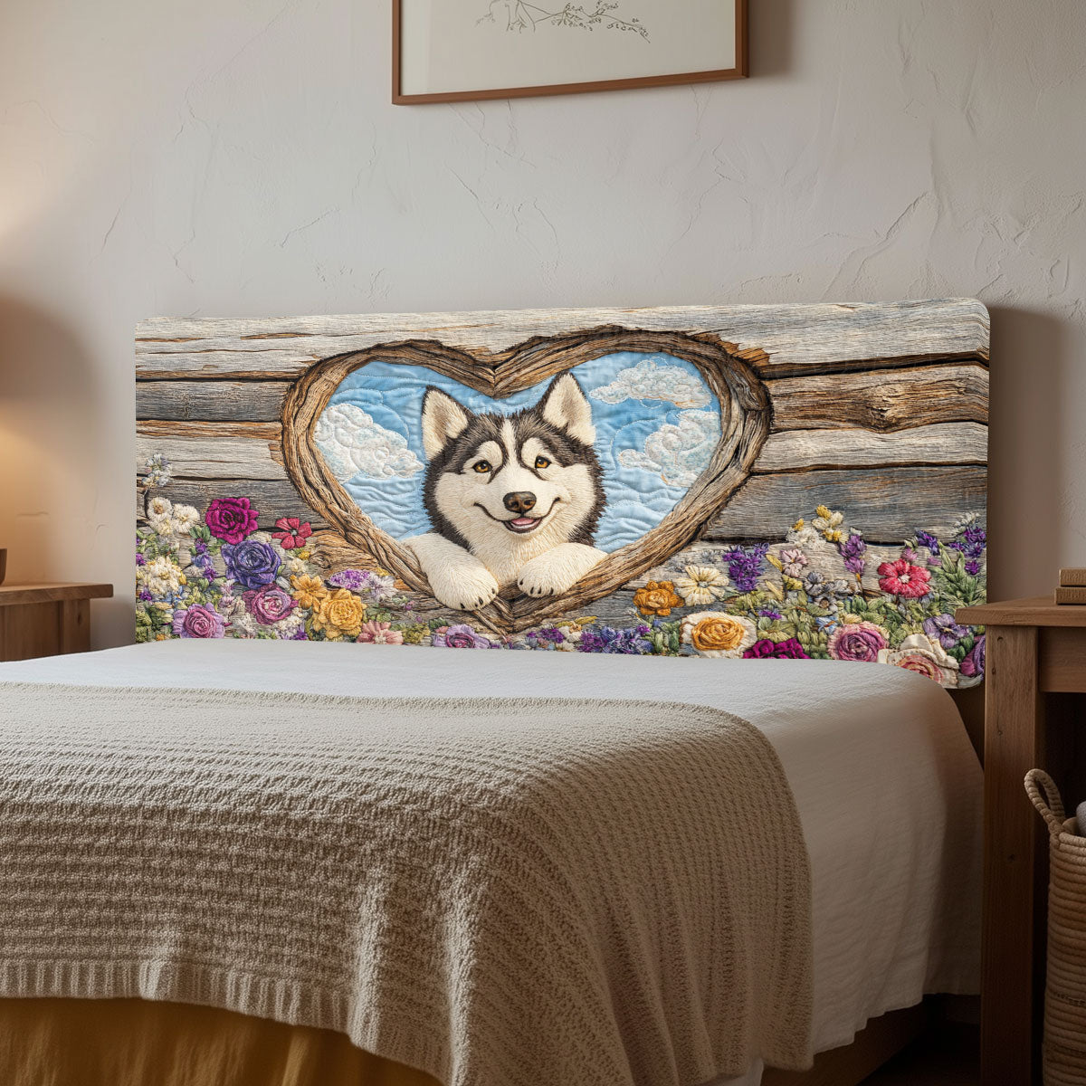 Husky Romance CW2012024CL Quilted Headboard Slipcover