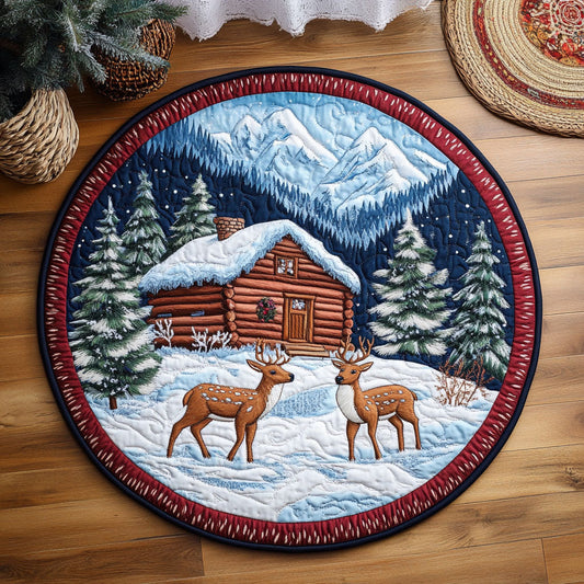Alpine Companion WJ3107040CL Quilted Round Mat