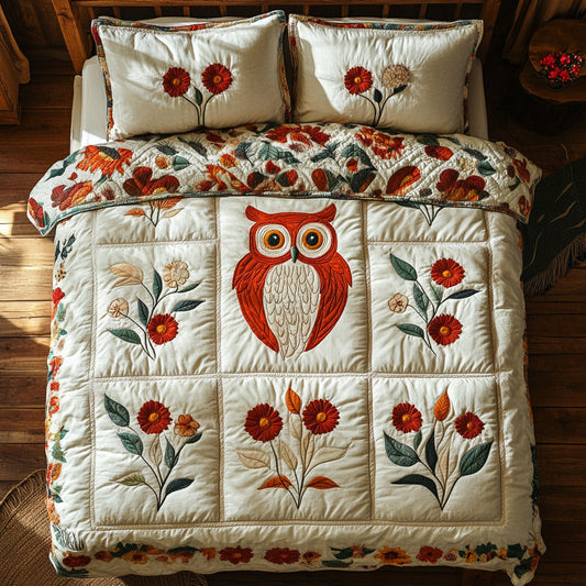 Vintage Owl Charm CW2708020CL Duvet Cover Set