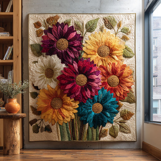 Blooming Daisy CW2108024CL Quilt