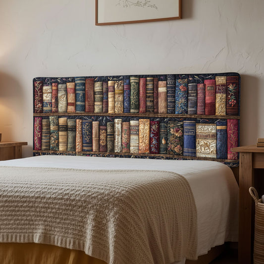 Timeless Books CP1212030CL Quilted Headboard Slipcover