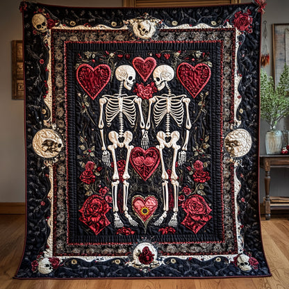 Gothic Skeleton WJ0712018CL Quilt