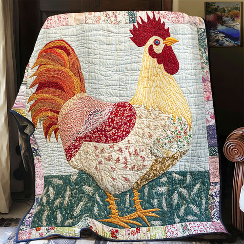 Vintage Chicken WX0401051CL Quilt