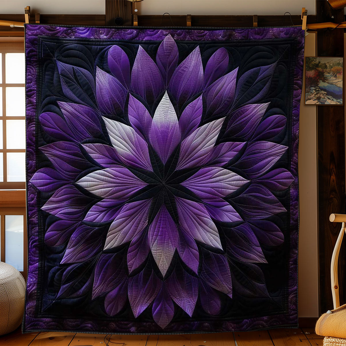 Velvet Petals Flower WN0601099CL Quilt