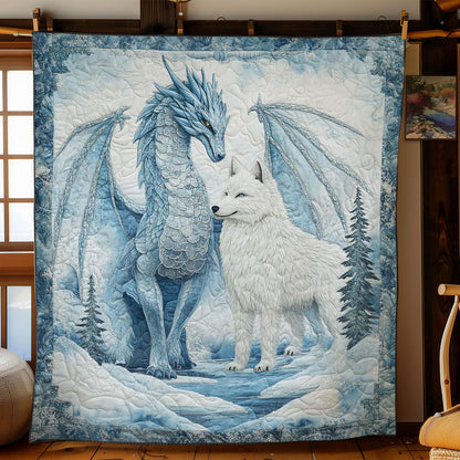 Winter's Guardian Dragon WN0601002CL Quilt