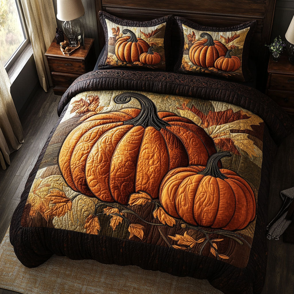Embossed Pumpkin WY1508019CL Duvet Cover Set