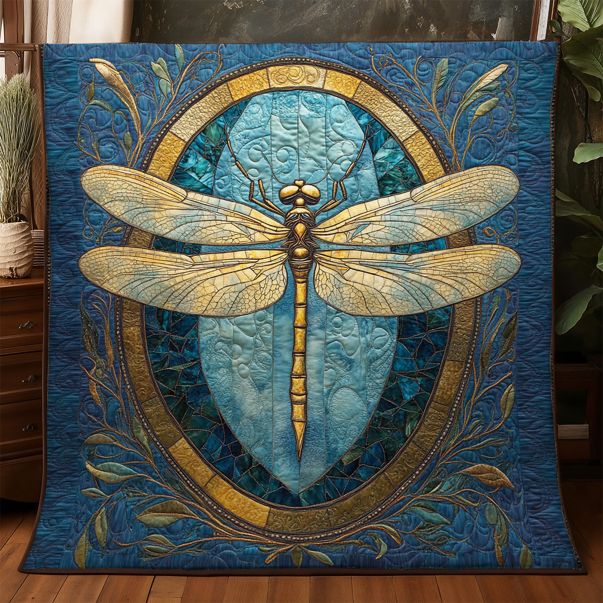 Golden Dragonfly WX3105030CL Quilt