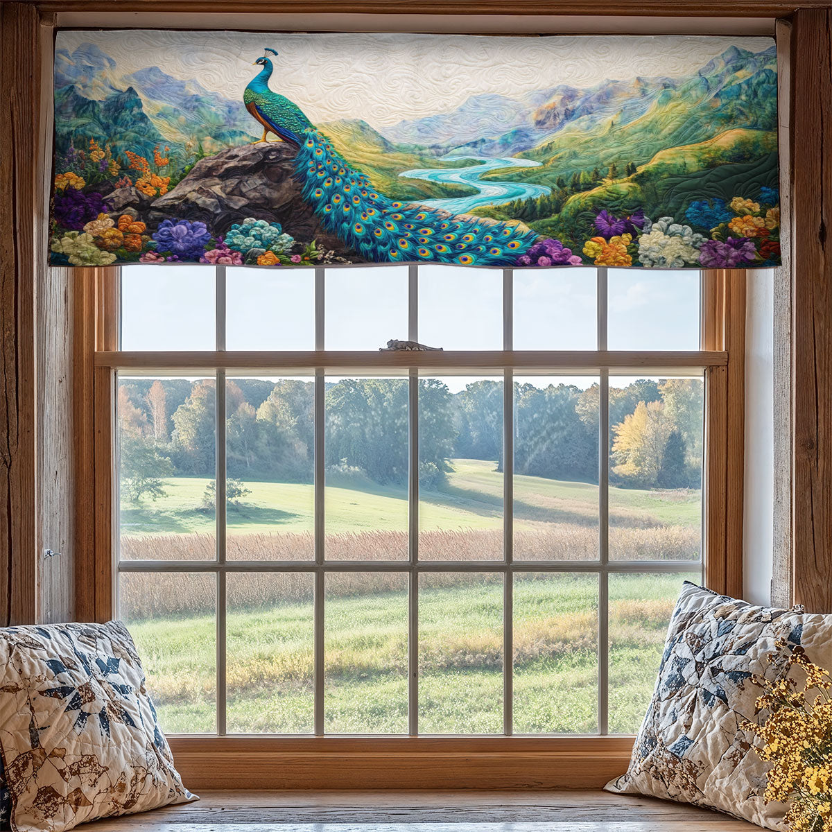Peacock Mountain WX1705018CL Quilted Valance