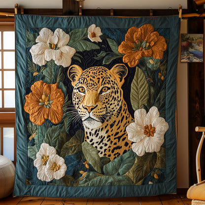 Midnight Leopard Bloom WN1404051CL Quilt