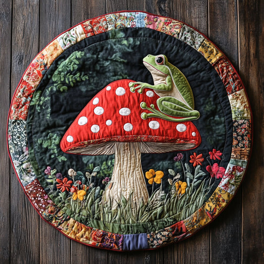 Froggy CM2705010CL Quilted Round Mat