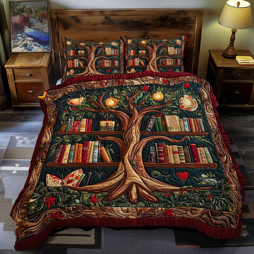 Tree And Book WY2412064CL Duvet Cover Set