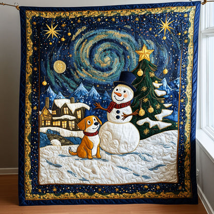 Bright Family Snowman WN0511003CL Quilt