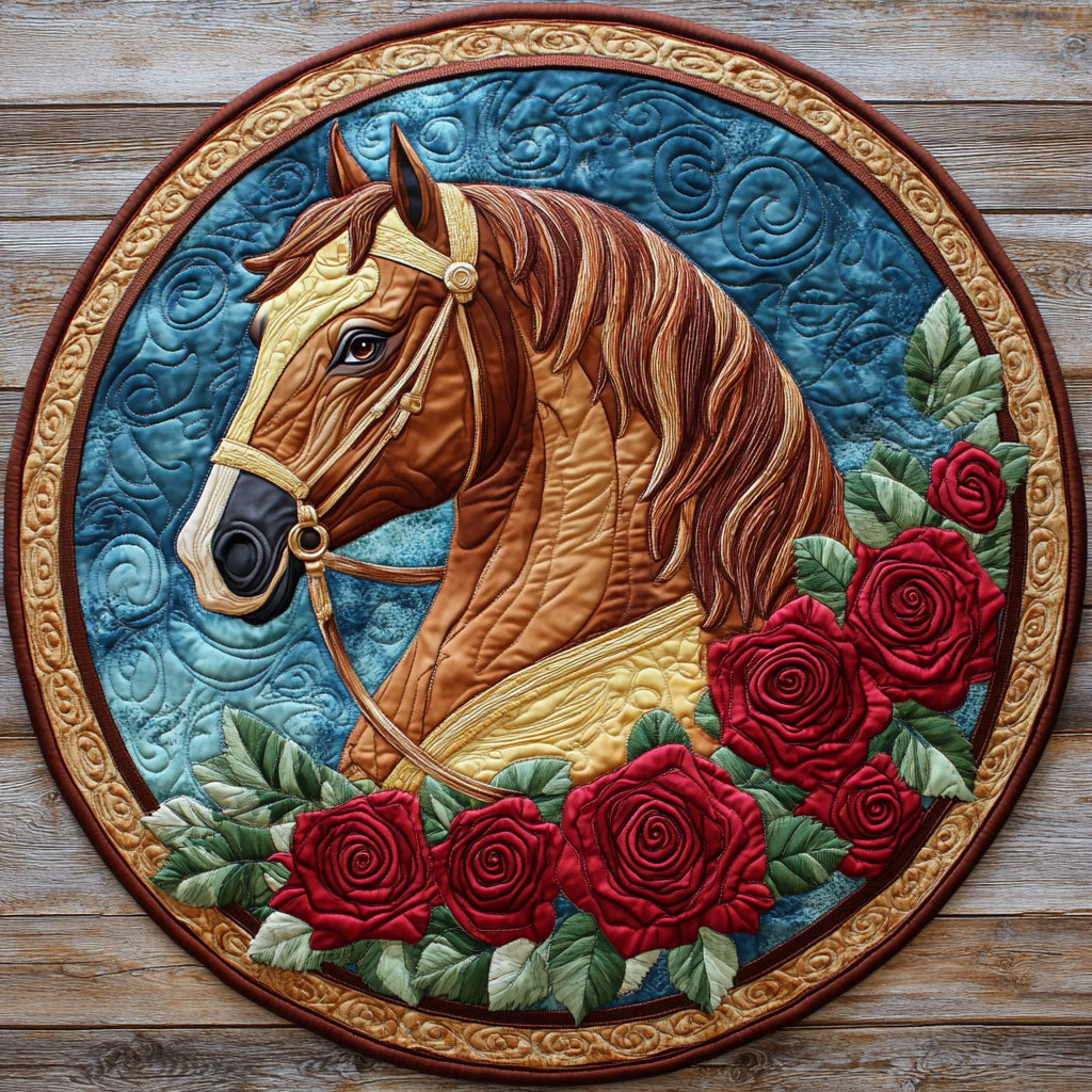 Rose Knight CW2207032CL Quilted Round Mat