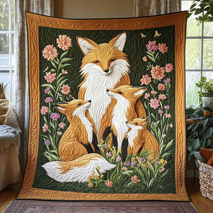 Fox Family CQ2604010CL Quilt