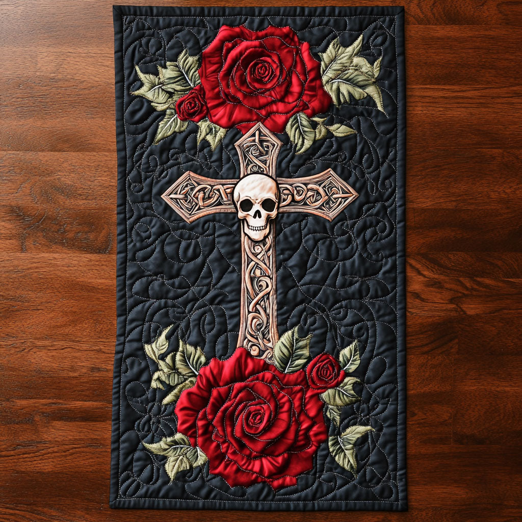 Blossoming Solace WP2404038CL Quilted Table Runner