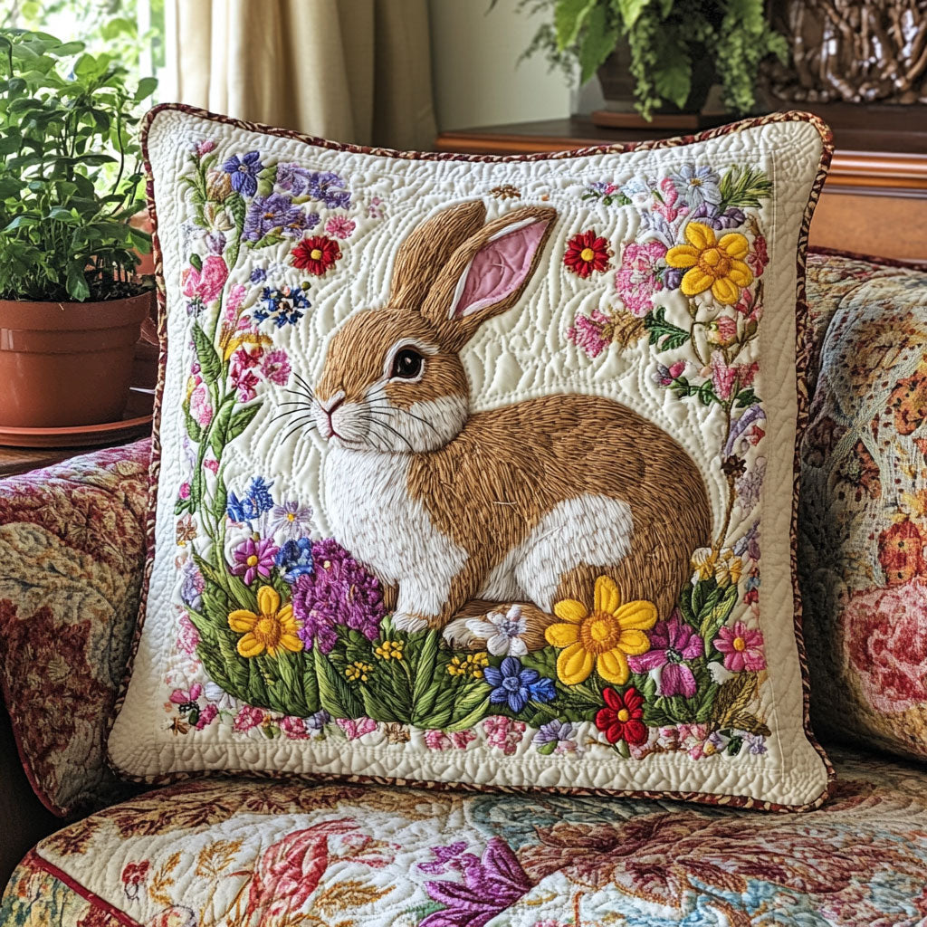 Flower Rabbit Dream CW1001026CL Quilt Pillow Case