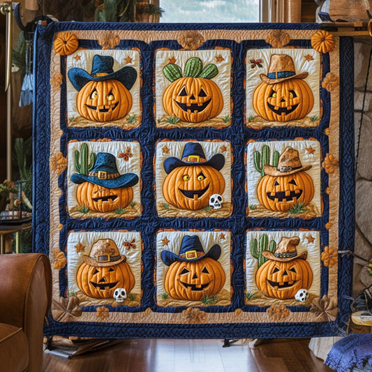 The Cowboy Pumpkin WY2008024CL Quilt
