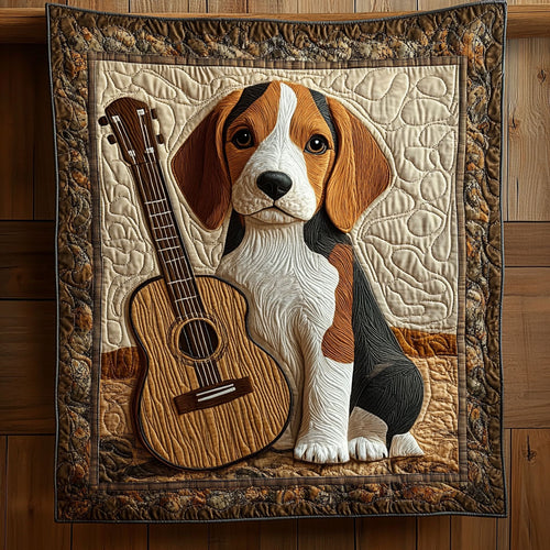 Beagle And Guitar CP2304048CL Quilt