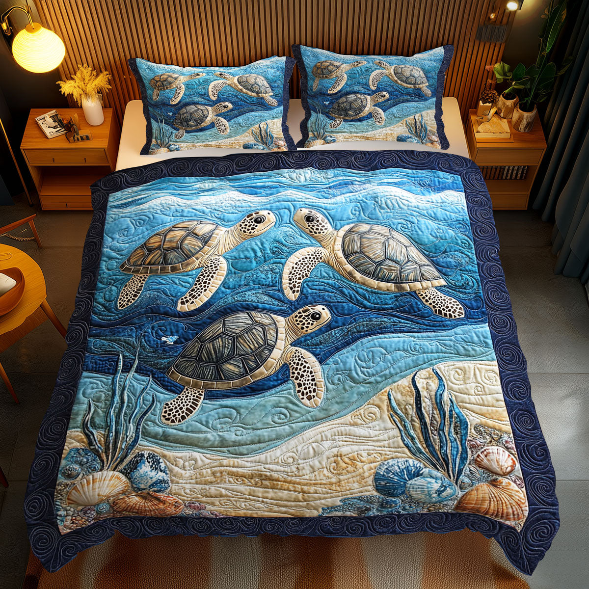 Sea Turtle WJ2412031CL Duvet Cover Set