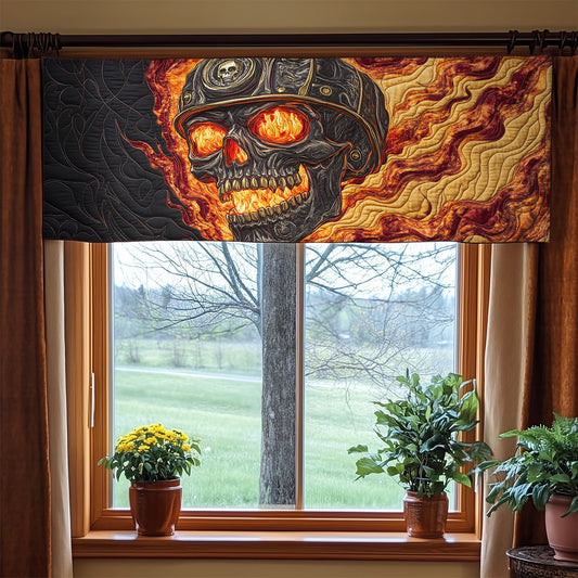 Skull Welder WX2205052CL Quilted Valance