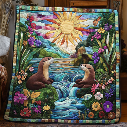 Otter Family WJ1104006CL Quilt