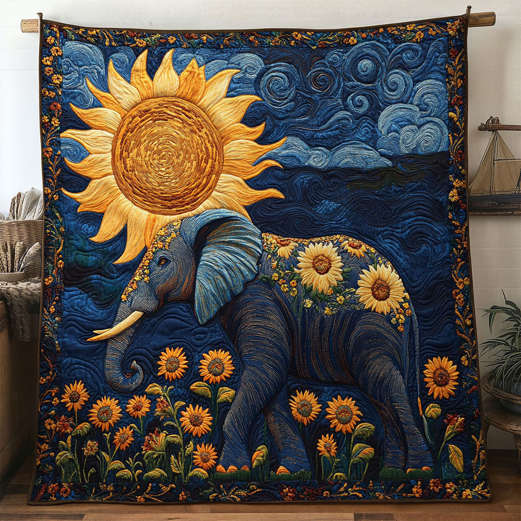 Elephant Whisper WN1010044CL Quilt