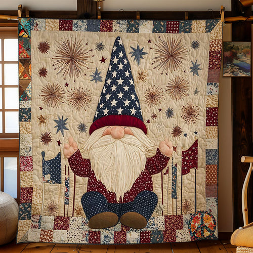 Freedom Gnome Celebration WN2811011CL Quilt