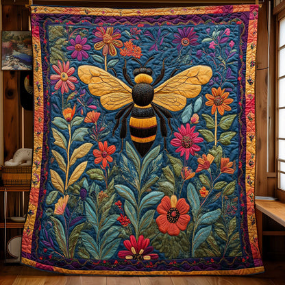 Bee And Flower WY2103005CL Quilt