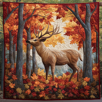 Deer Autumn Forest LT1509043CL Quilt