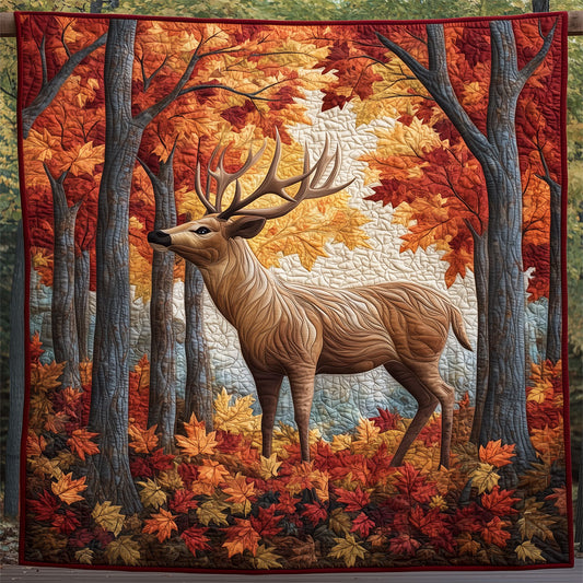 Deer Autumn Forest LT1509043CL Quilt