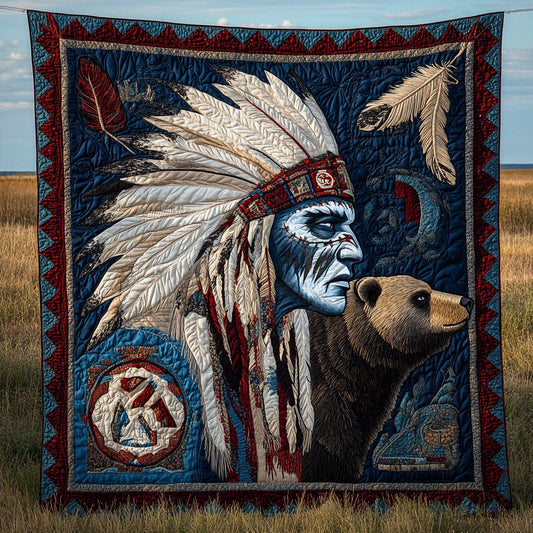 Native Bear Guardian WN2008045CL Quilt