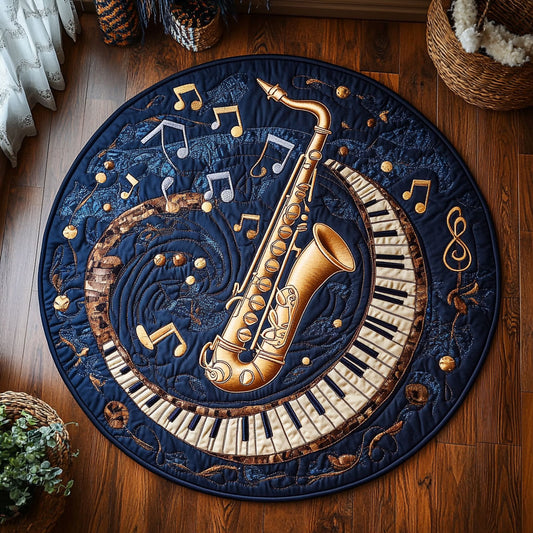 Melody Flow WY2305019CL Quilted Round Mat