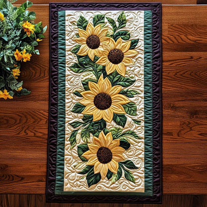 Exquisite Order CQ2604003CL Quilted Table Runner