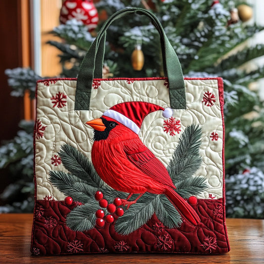 Jolly Cardinal CP2409041CL Quilted Tote Bag