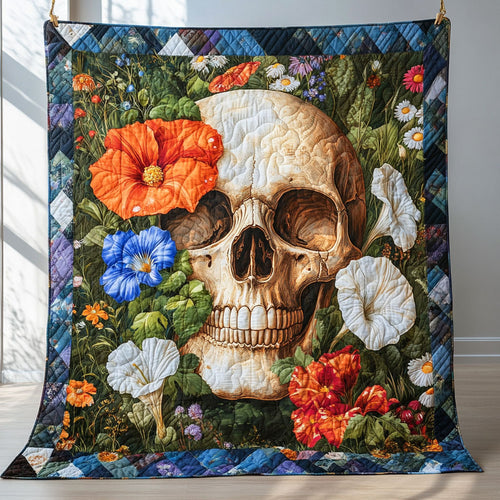 Blooming Skull CW1208059CL Quilt
