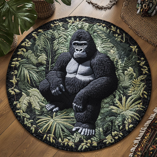 Gorilla Realm WY1905025CL Quilted Round Mat