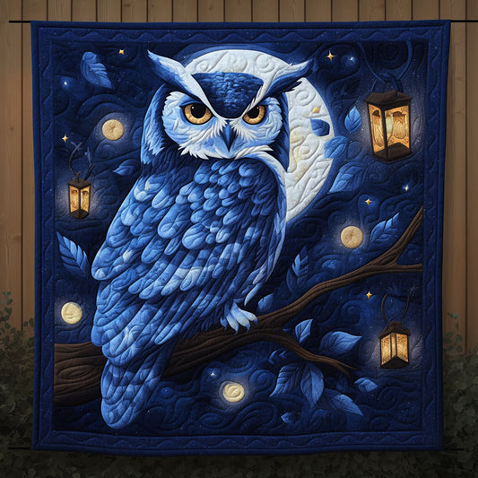 Mysterious Blue Night Owl XK2709001CL Quilt
