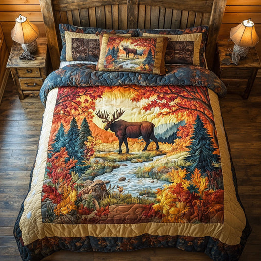 Autumn Wilderness Moose WX0307008CL Duvet Cover Set