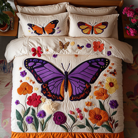 Floral Butterfly Garden CW1501031CL Duvet Cover Set