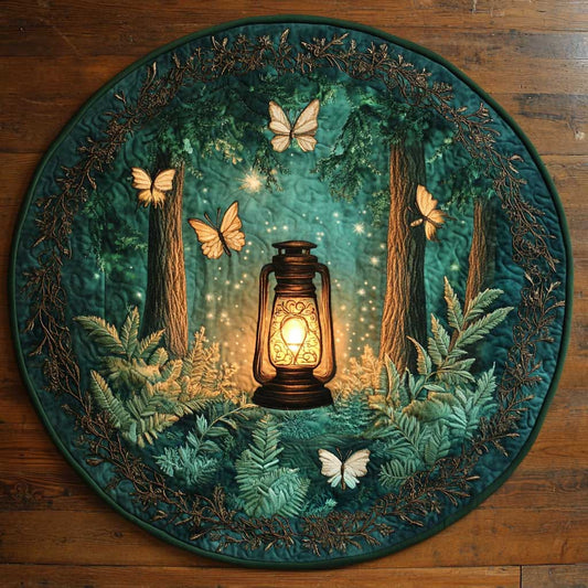 Lantern Nest WN2305047CL Quilted Round Mat