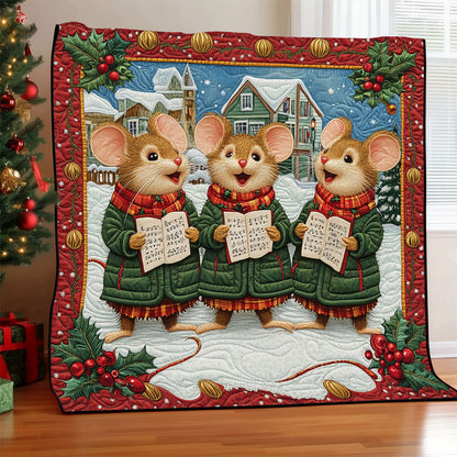 Christmas Mouse Choir CW1311012CL Quilt