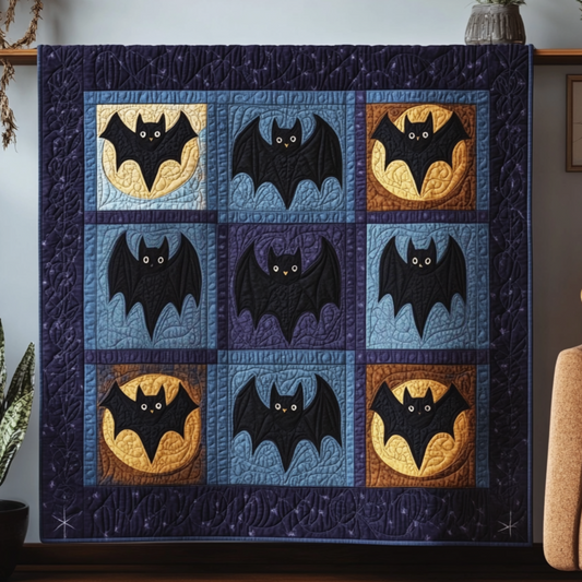 9 Bat Halloween DH0909015CL Quilt