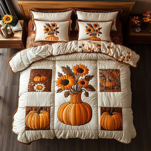 Rustic Autumn Flower WN1408087CL Duvet Cover Set