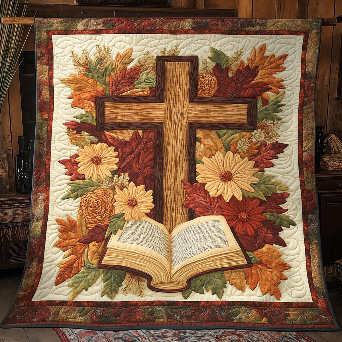 Autumn Cross CM1404011CL Quilt