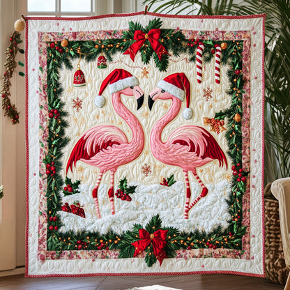 Flamingo Festive WN0210023CL Quilt