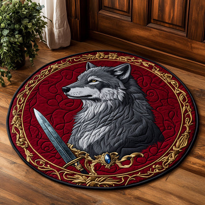 Crimson Howl CP3007039CL Quilted Round Mat