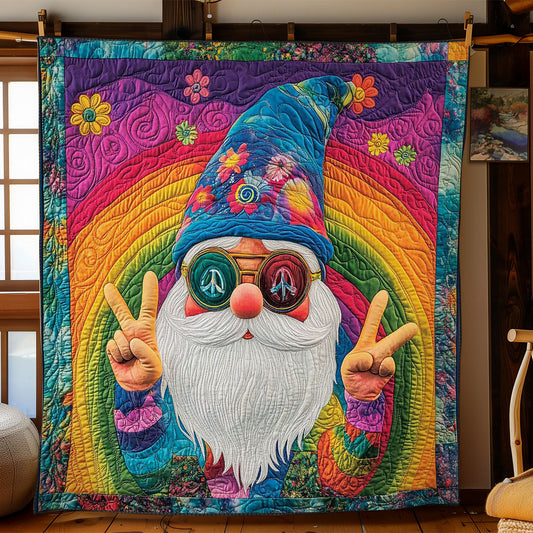 Festival Gnome WN0701046CL Quilt