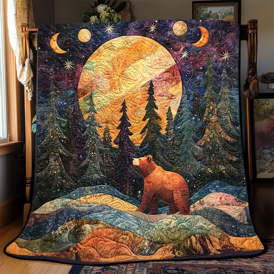 Bear In Forest WX2201003CL Quilt