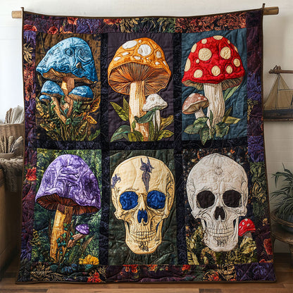 Cosmic Fungi Skull WN2810015CL Quilt
